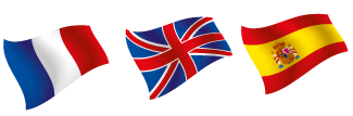 Francais-Anglais-Espagnole drapeau Francais-Anglais-Espagnole